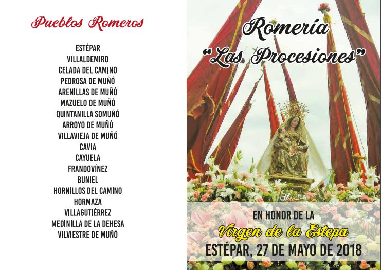 PROCESIONES VIRGEN DE LA ESTEPA 27-5-2018